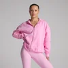 Hanorac cu Fermoar MP Basics pentru Femei - Roz Cosmo
