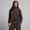 Bluză Fleece Femei Guler Înalt cu Fermoar 1/4 MP - Cacao