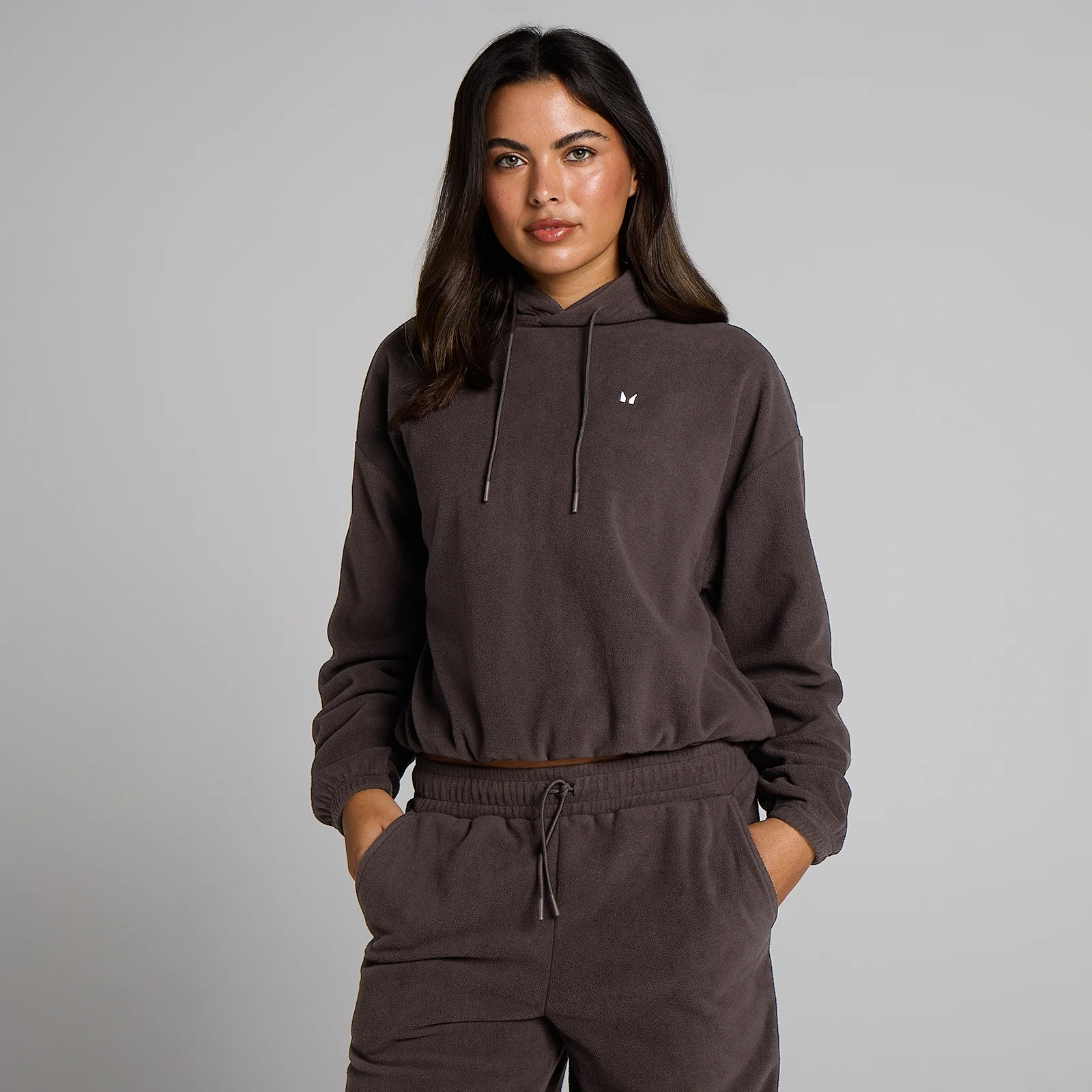 Hanorac Fleece pentru Femei MP - Cacao - S Imagine 1