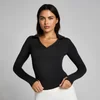 MP de Damă Tempo Long Sleeve Collared Top - Negru