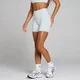 Pantaloni Scurți de Ciclism Fără Cusături Tempo Ultra MP pentru Femei - Albastru Aură