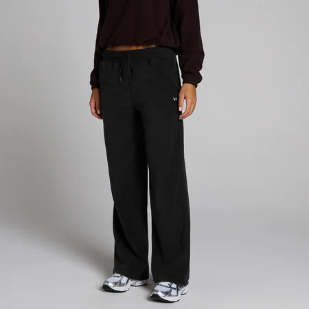 Pantaloni Sport cu Picior Drept Fleece pentru Femei MP - Negru