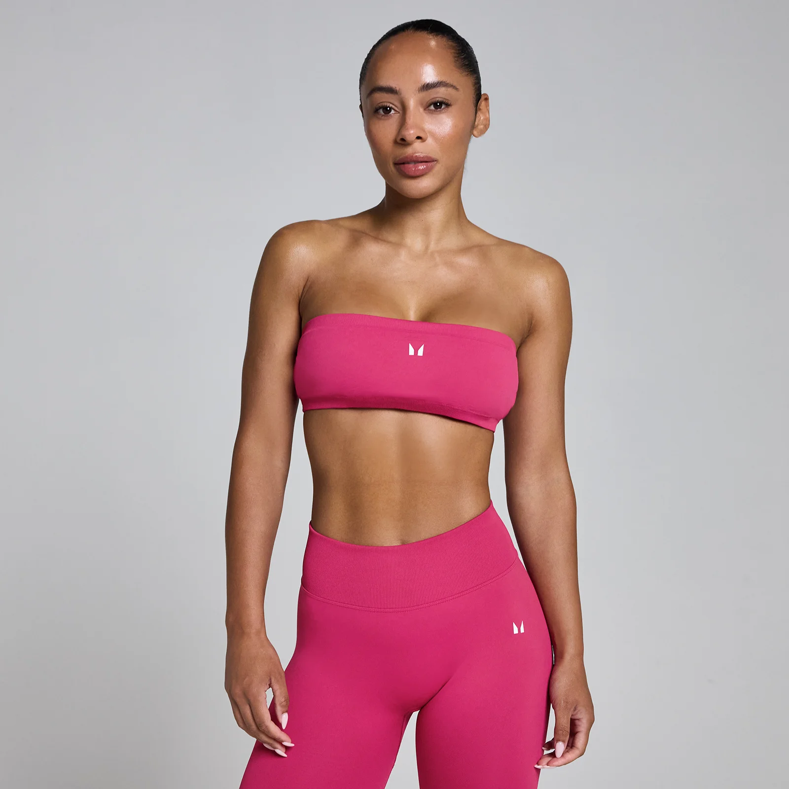 Sutien Sport Bandeau MP pentru Femei Lift - Bold Berry - XS Imagine 1