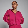 Hanorac cu Fermoar MP pentru Femei Casual - Bold Berry