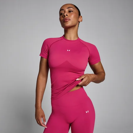 Tricou Fără Cusături MP Women's Lift Body Fit - Bold Berry