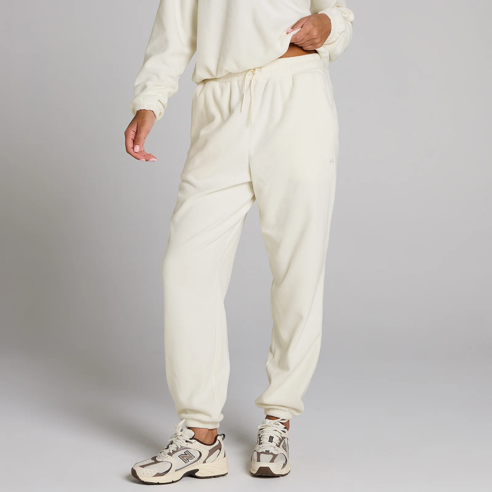 Pantaloni Sport Fleece MP pentru Femei - Pearl - S Imagine 1