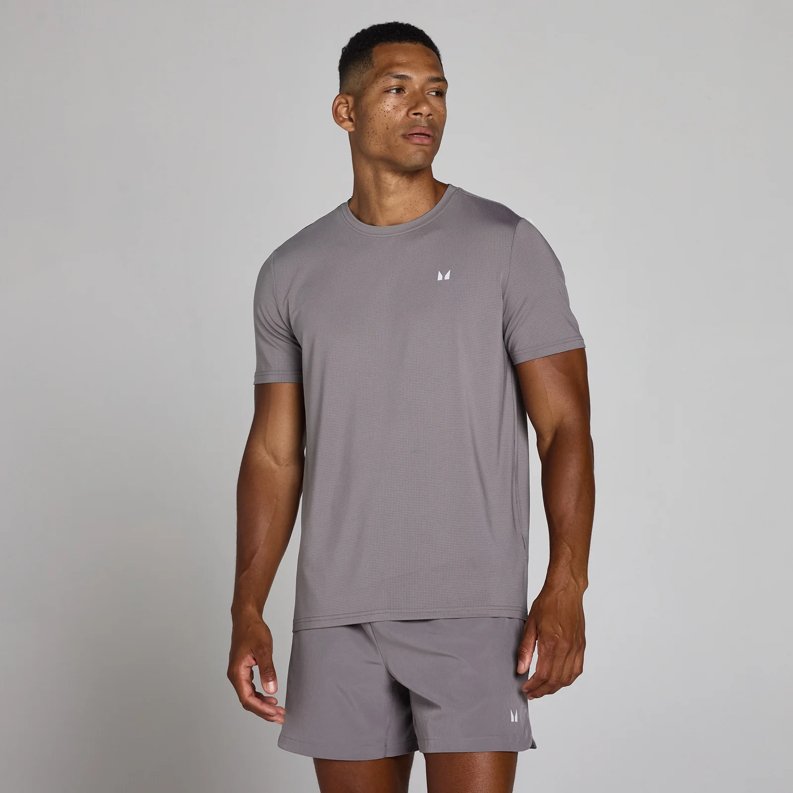 MP Men's Training Grid T-Shirt - Graphite - M Imagine 1