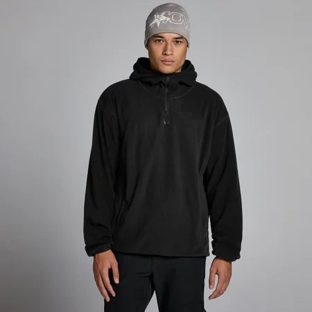 Hanorac Bărbați MP cu Fermoar 1/4 din Fleece - Negru