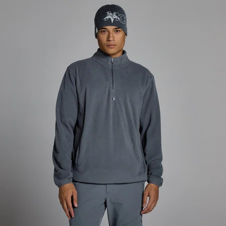 Bluză Fleece 1/4 Fermoar MP Bărbați - Granit