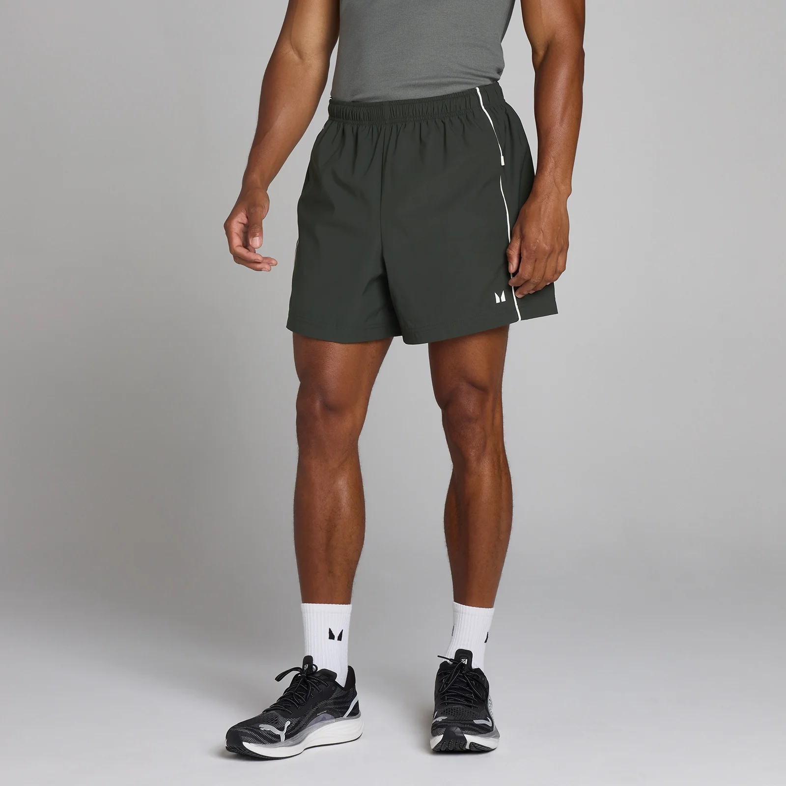 Pantaloni Scurți Woven Track Lift MP Bărbați - Negru Decolorat - L Imagine 1