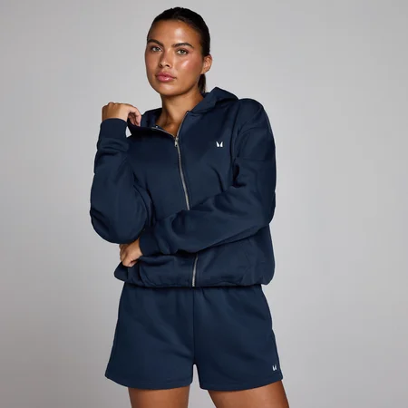Hanorac cu Fermoar MP Women's Basics - Bleumarin Închis