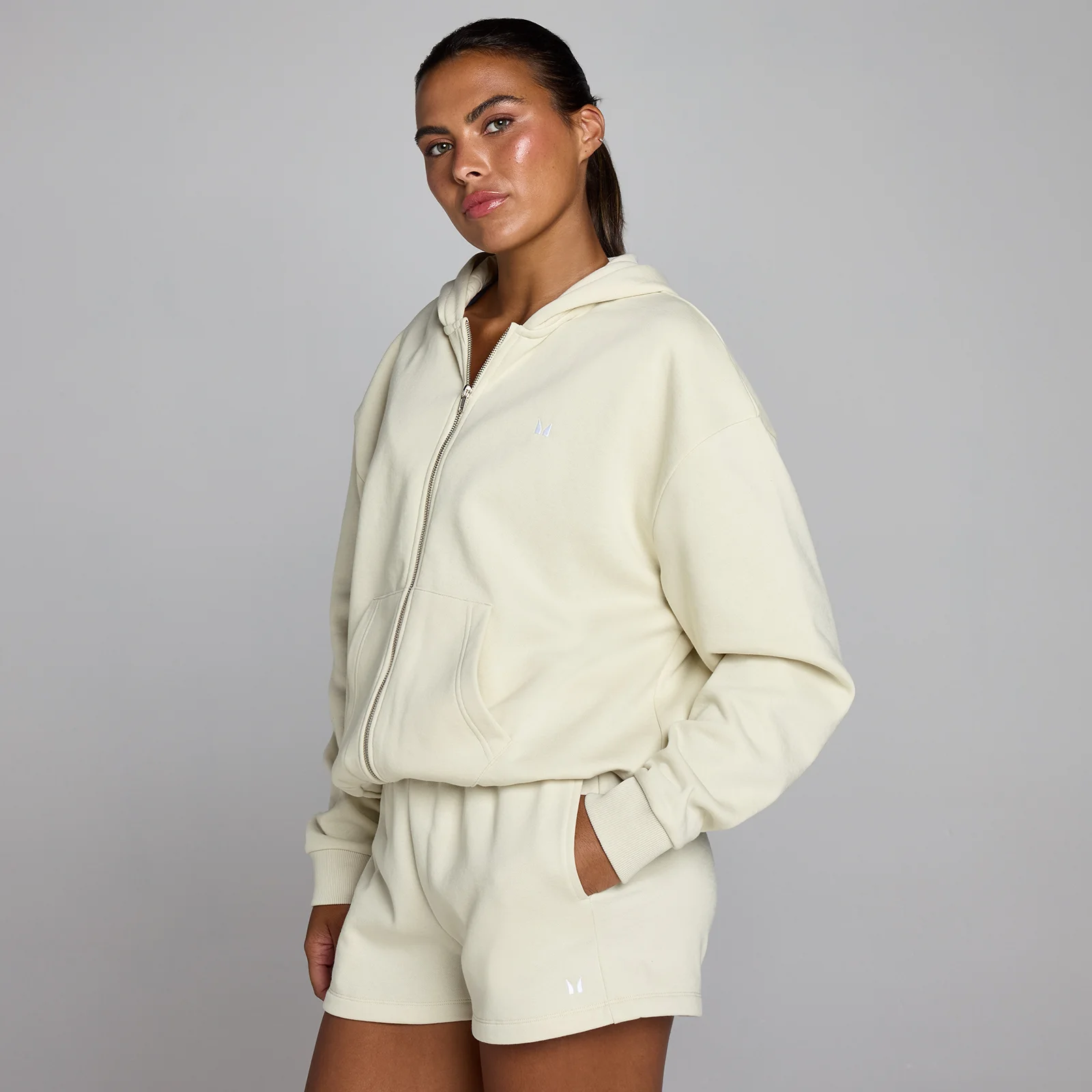 Hanorac cu Fermoar MP Women's Basics - Nisip Desert - M Imagine 1