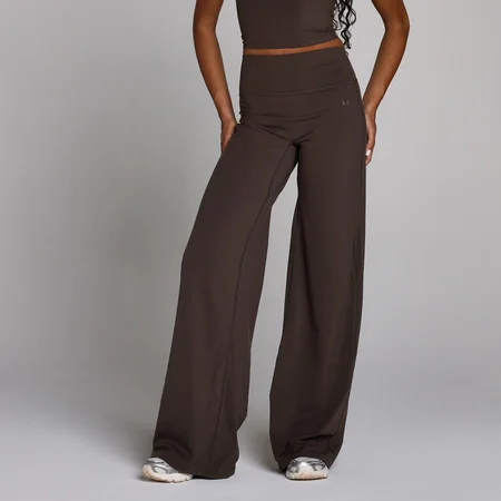 Pantaloni Largi MP Tempo Tall pentru Femei - Cacao