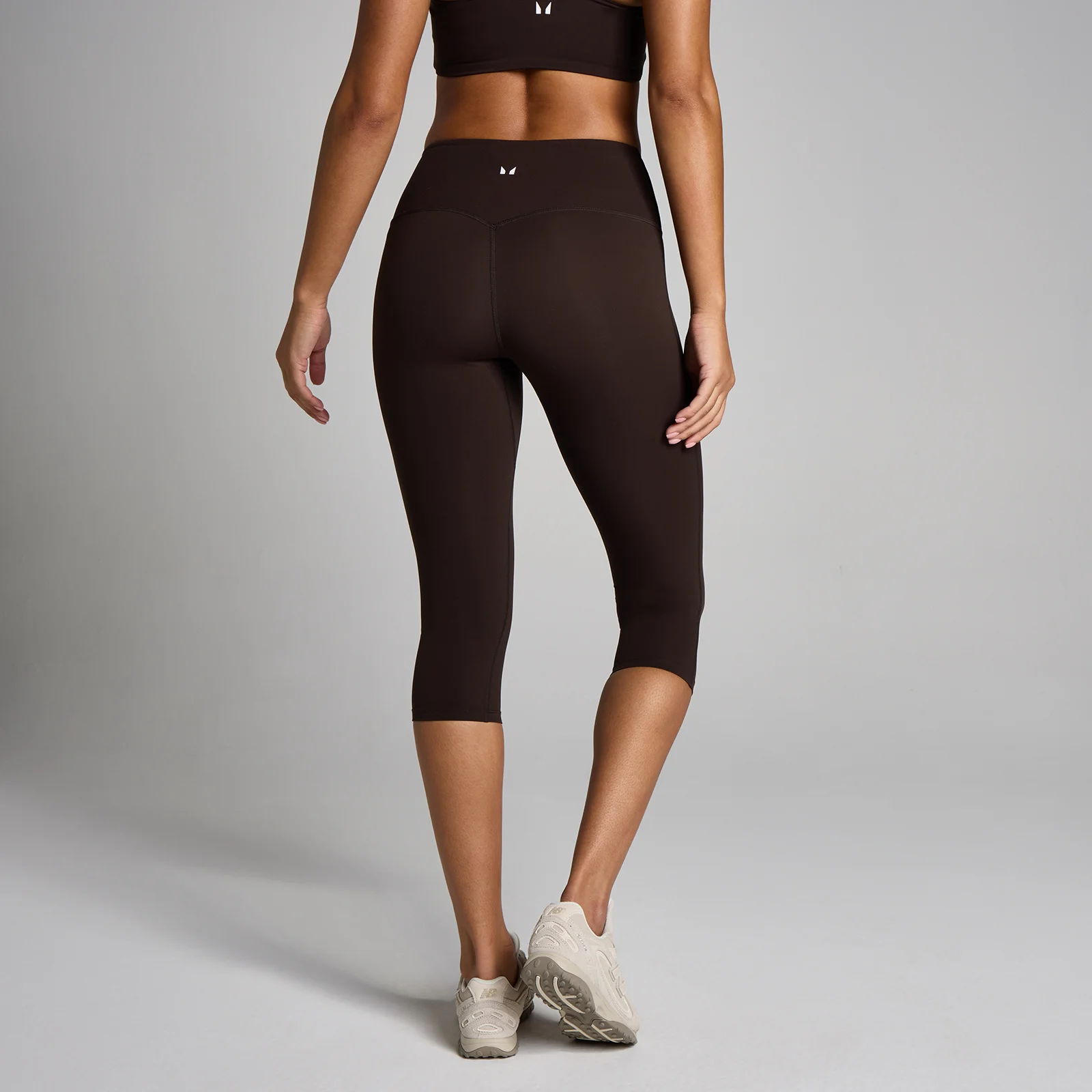 MP de Damă Tempo Capri Leggings - Cacao - S Imagine 2