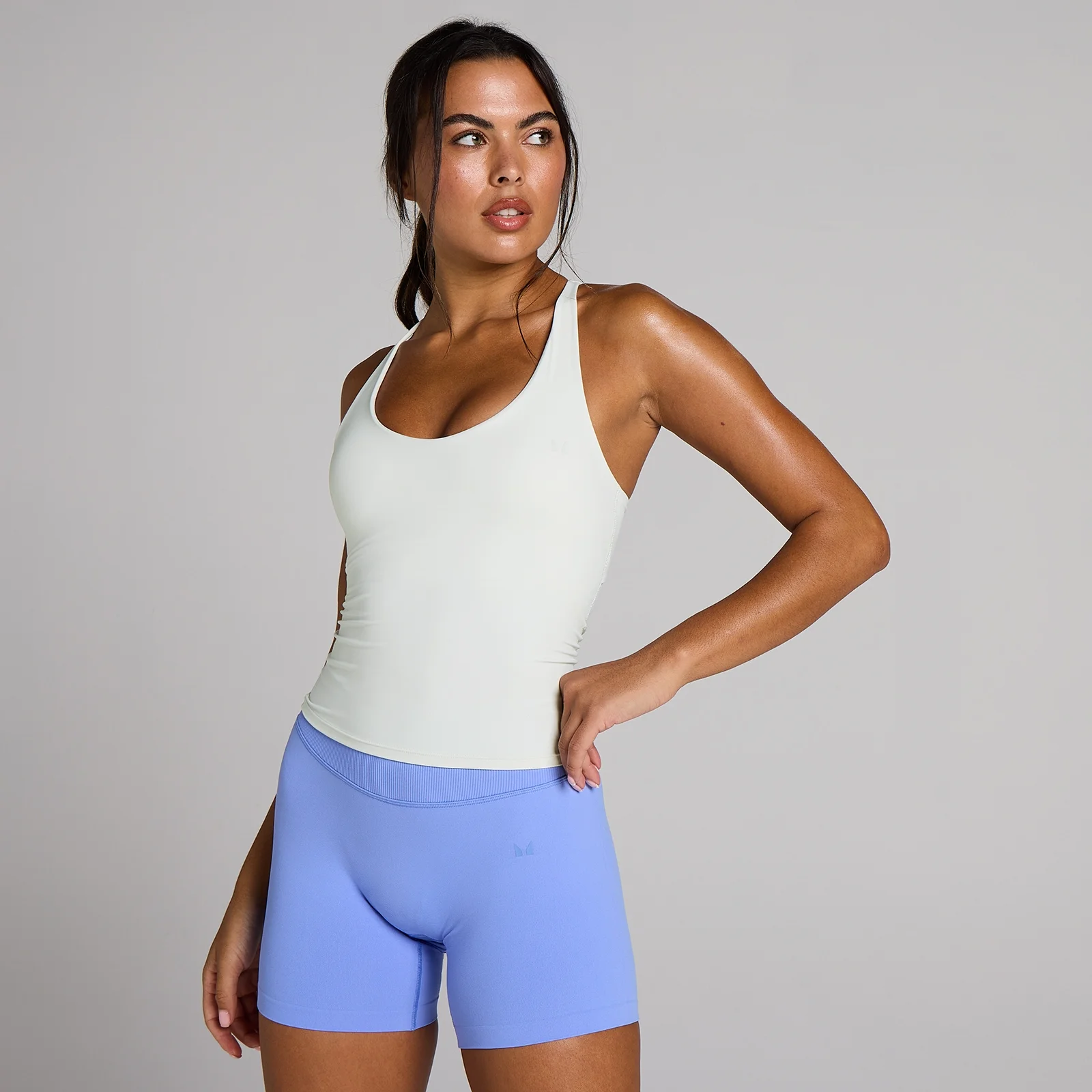 Maiou Twist Back Tempo MP Pentru Femei - Optic White - XS Imagine 1
