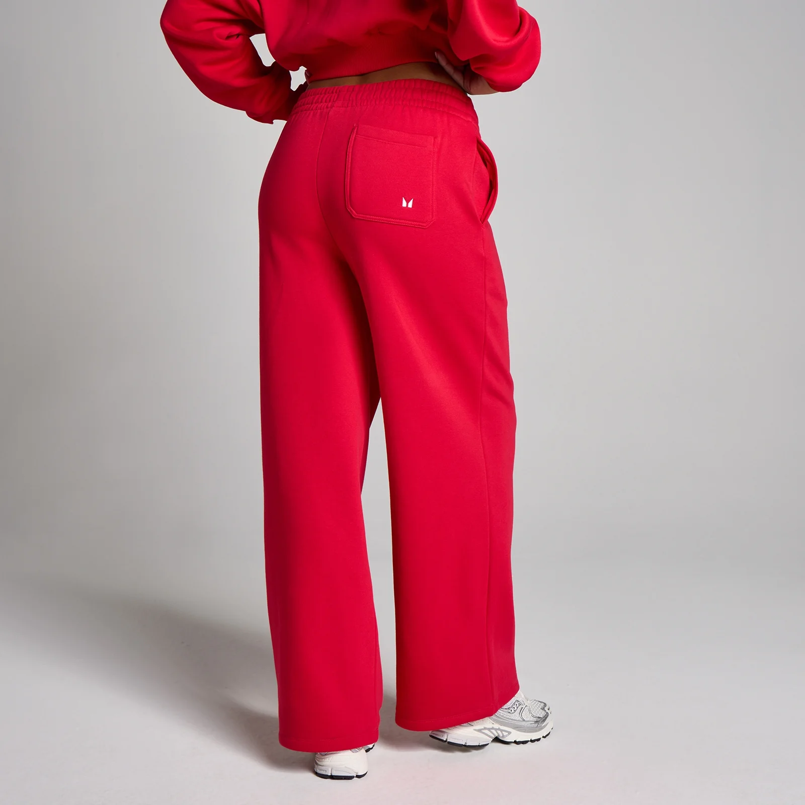 MP de Damă Basic Straight Leg Pantaloni de Trening - Chilli - M Imagine 2
