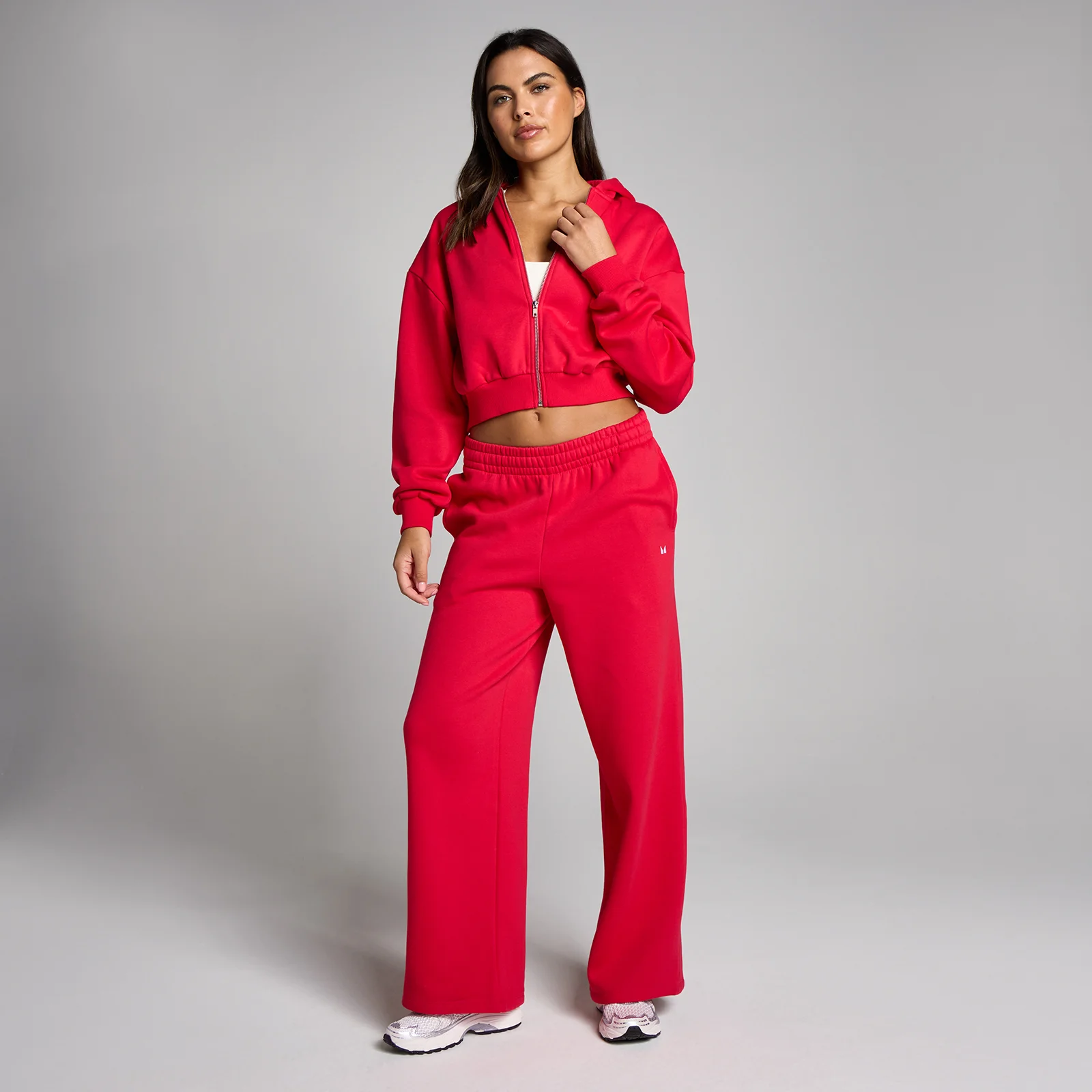 MP de Damă Basic Straight Leg Pantaloni de Trening - Chilli - M Imagine 3