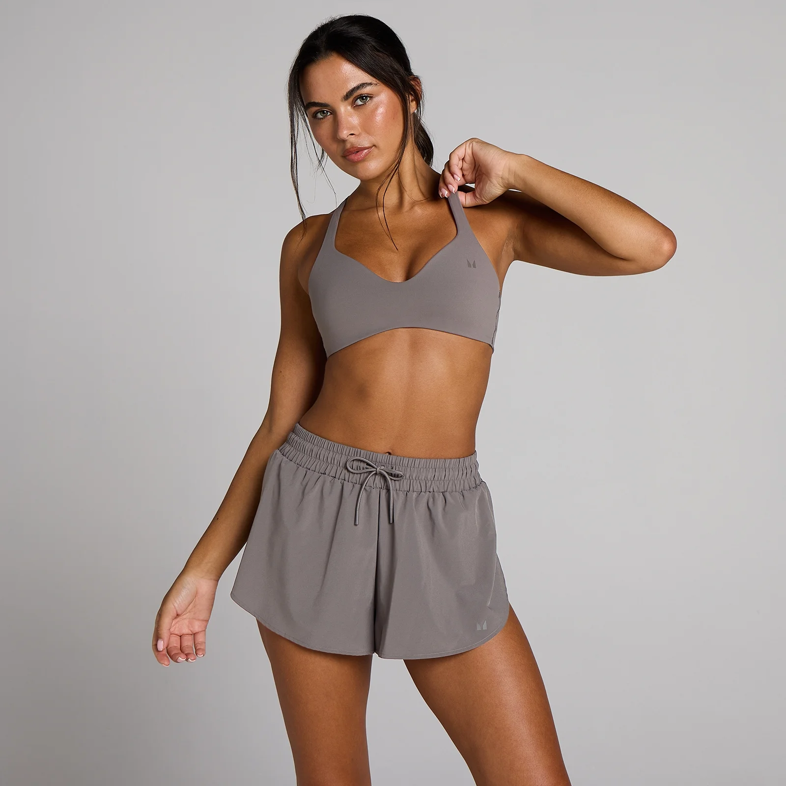 Sutien Sport MP Tempo Twist Back pentru Femei - Trufa Închis - XS Imagine 1