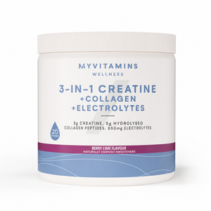 Creatină 3 în 1 + Colagen + Electroliți - Flavour Mixed Berry Lime