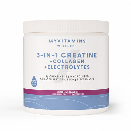 Creatină 3 în 1 + Colagen + Electroliți