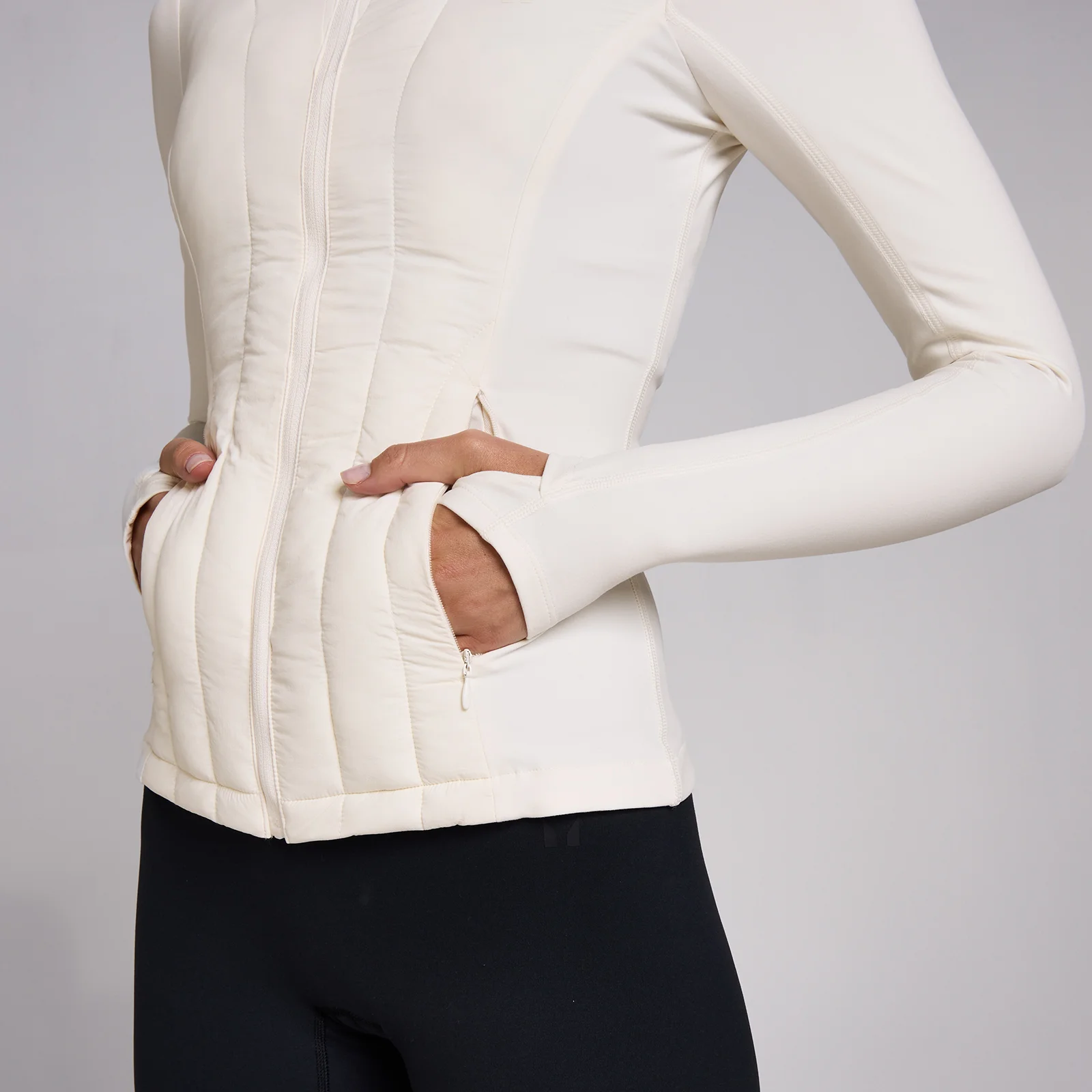 Geacă Hibrid MP Women's SculptForm - Pearl - XS Imagine 4
