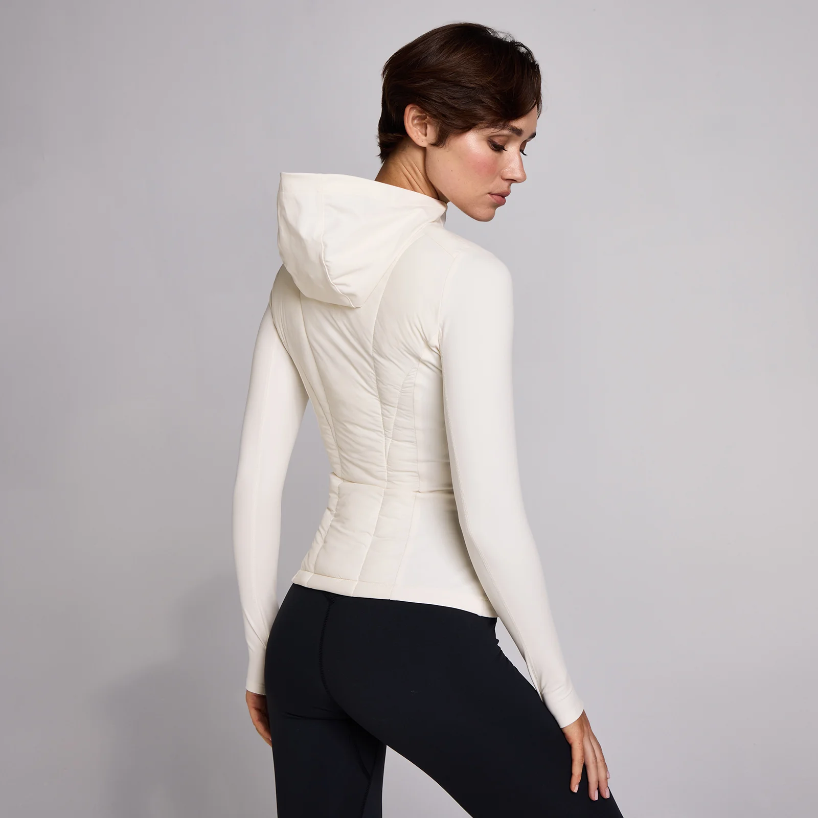 Geacă Hibrid MP Women's SculptForm - Pearl - XS Imagine 1