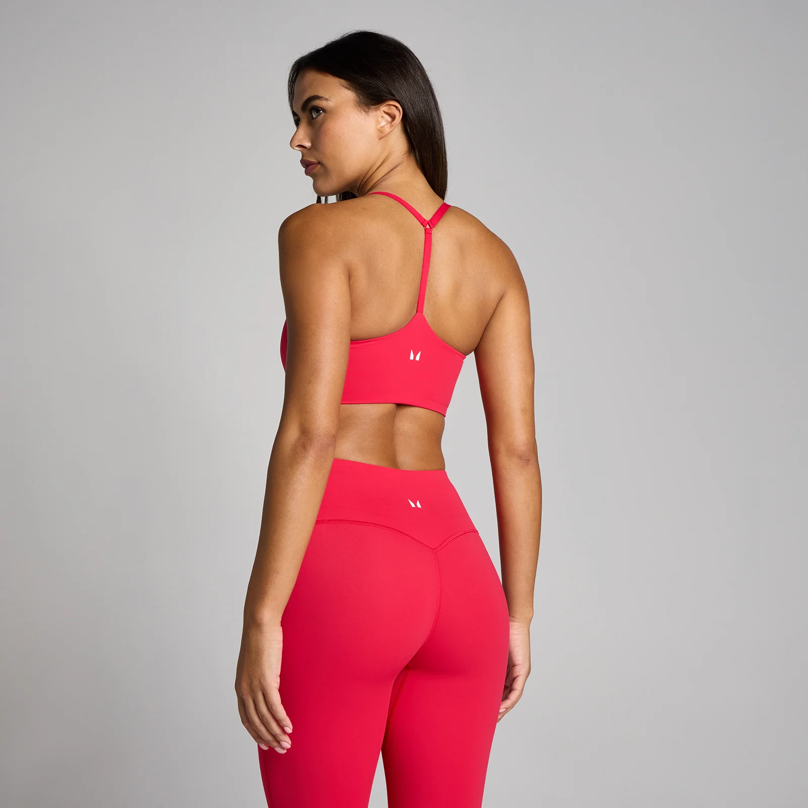 Sutien Sport MP Tempo cu Bretele și Spate Racerback pentru Femei - Roșu Intens - S Imagine 1