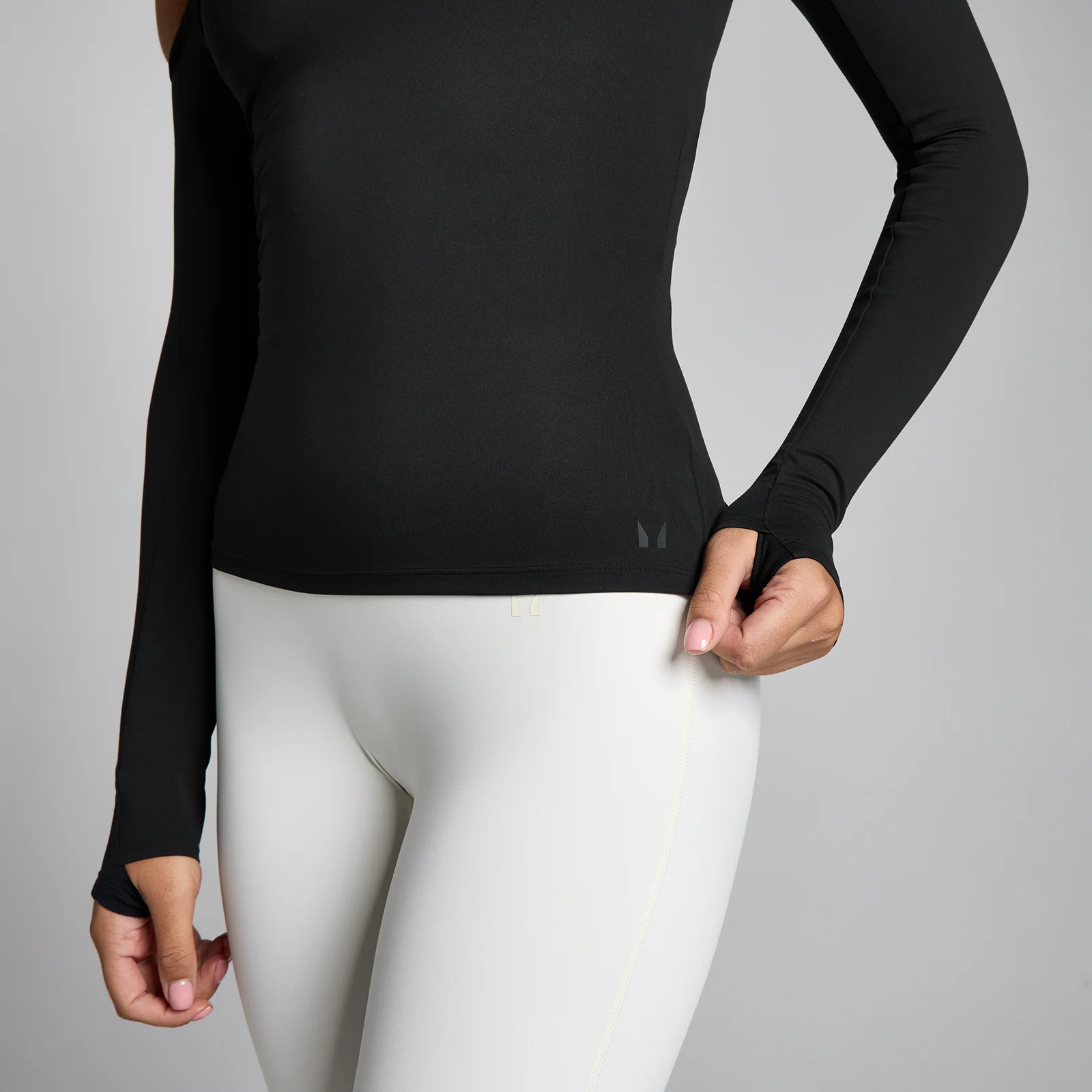 MP de Damă Tempo Off The Shoulder LS Top - Negru - S Imagine 4