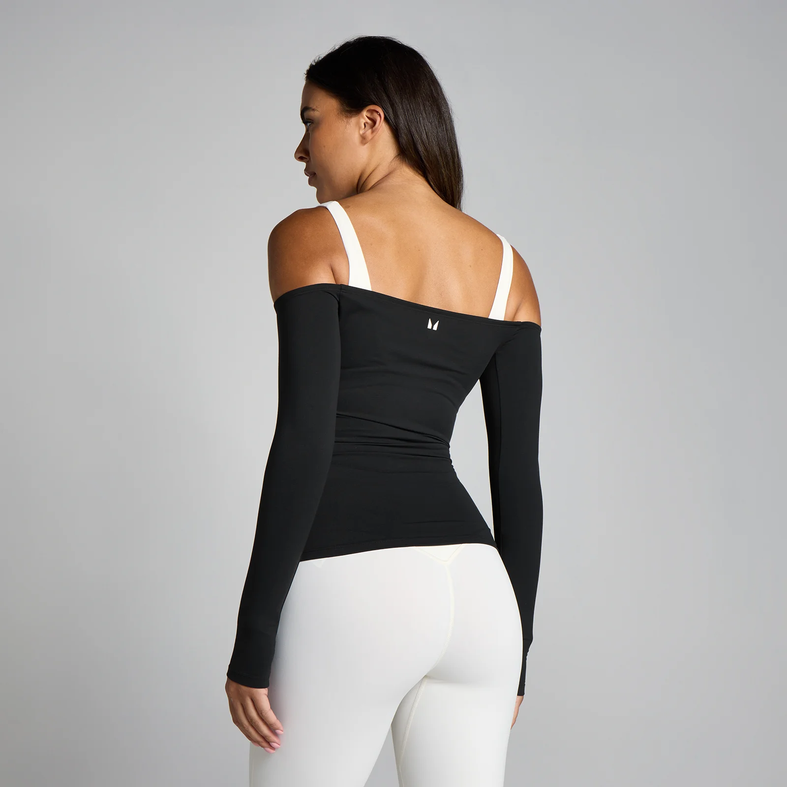 MP de Damă Tempo Off The Shoulder LS Top - Negru - S Imagine 2