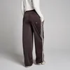 Pantaloni Sport MP Tricot Track cu Picior Drept pentru Femei - Cacao/Vanilie