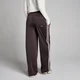 Pantaloni Sport MP Tricot Track cu Picior Drept pentru Femei - Cacao/Vanilie
