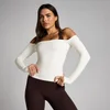 MP de Damă Tempo Off The Shoulder LS Top - Vanilie