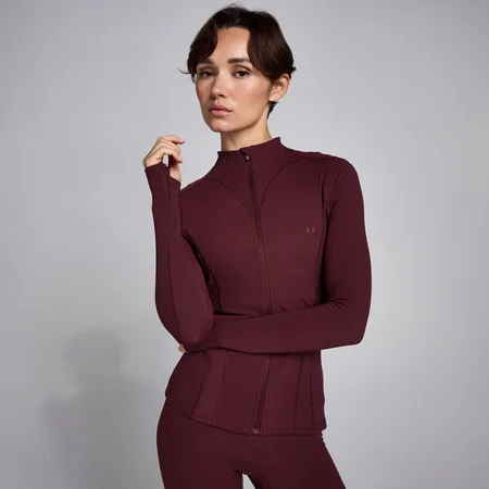 Geacă cu Fermoar MP SculptForm pentru Femei - Deep Berry
