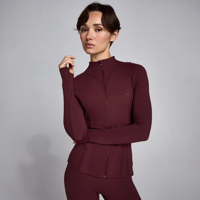 Geacă cu Fermoar MP SculptForm pentru Femei - Deep Berry