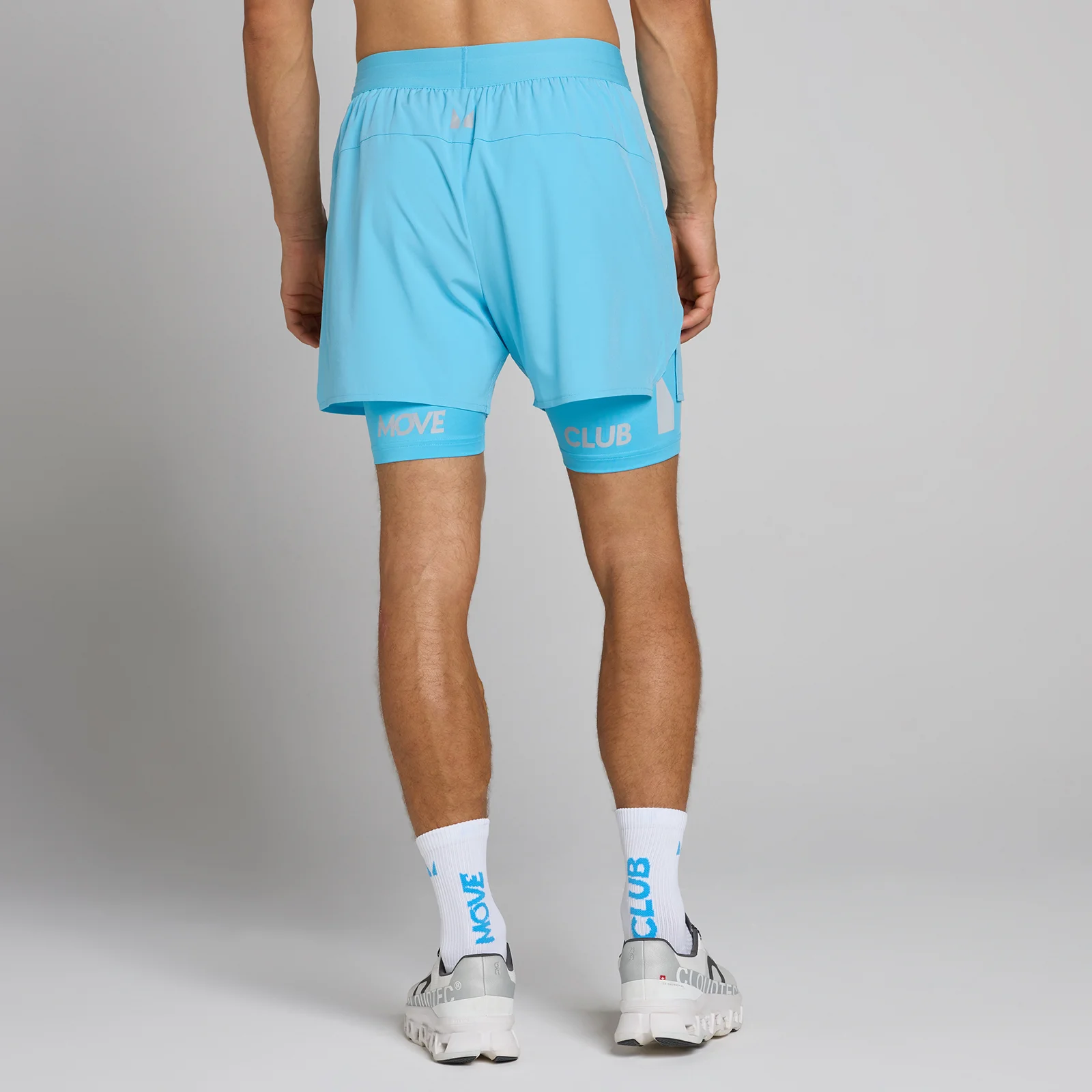 Pantaloni Scurți 2-în-1 Hybrid Lightweight 5" MP pentru Bărbați - Albastru Cerulean - M Imagine 1