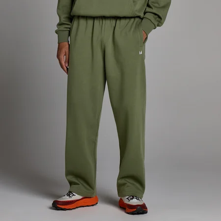 Pantaloni Sport MP pentru Bărbați Zi de Odihnă cu Picior Drept - Măsliniu Decolorat