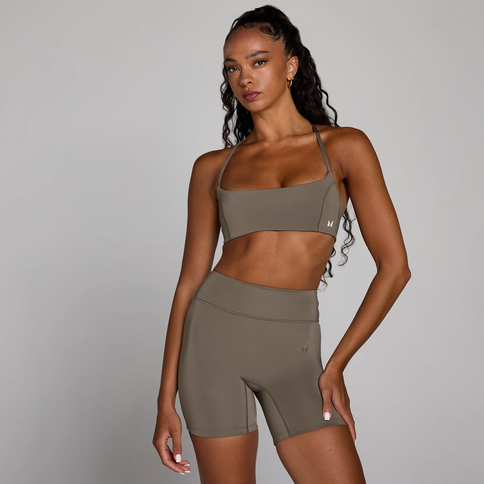 Sutien Sport MP cu Spate Deschis pentru Femei - Espresso - XS Imagine 1
