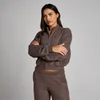Geacă Bomber cu Fermoar MP Soft Touch pentru Femei - Cacao Marled