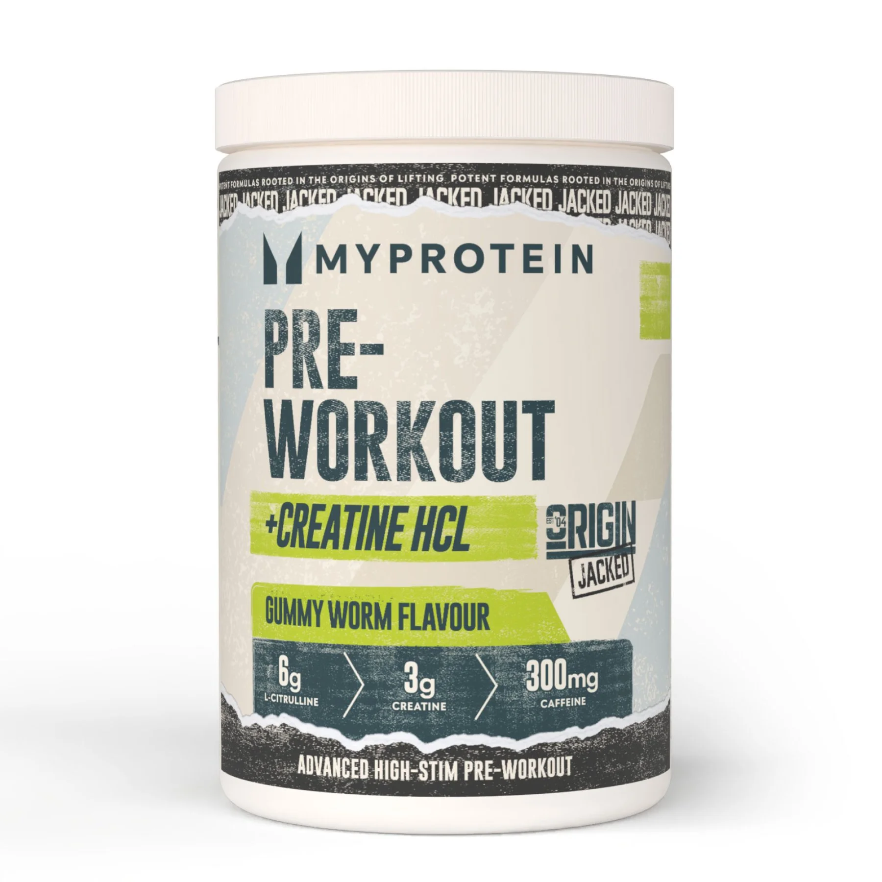 Origin Jacked Pre-Workout - 25servings - Gummy Worm Imagine 1