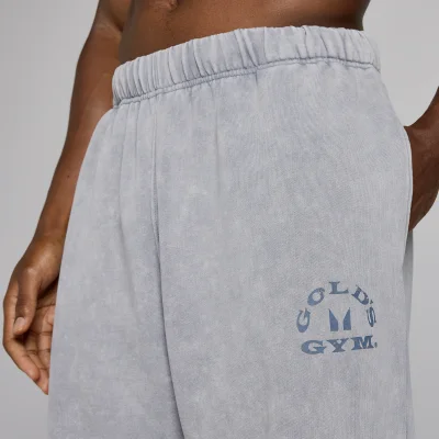MP X Gold's de Bărbați Washed Graphic Oversized Pantaloni de Trening - Steel Blue - L Imagine 6