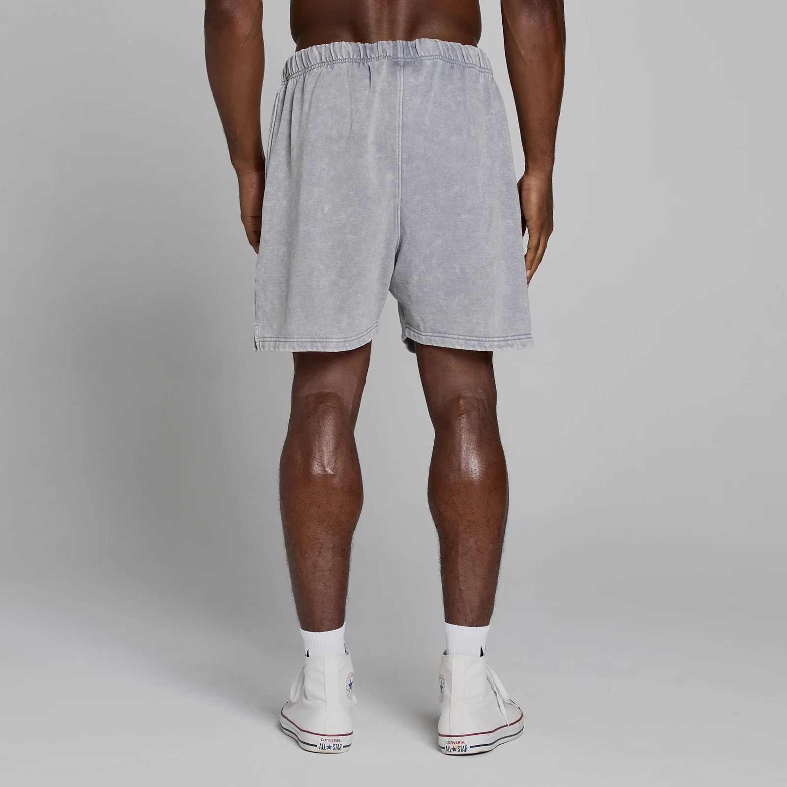 MP X Gold's de Bărbați Washed Graphic Oversized Sweat Pantaloni Scurți - Steel Blue - XS Imagine 4