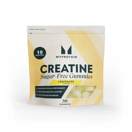 Gummies cu Creatină fără Zahăr - 30 Gummies - 10servings - Lemonade