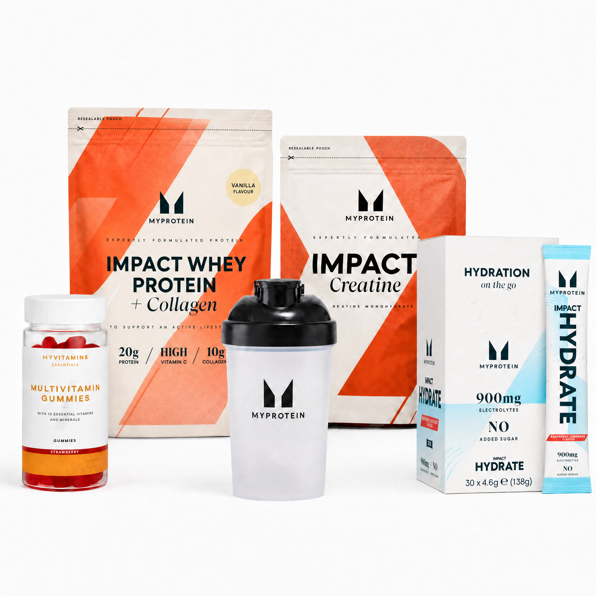 Impact Week Protein Bundle - Raspberry Lemonade - 30servings - Vanilla Imagine 1